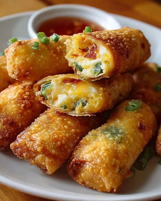 Mini Jalapeño Popper Egg Rolls