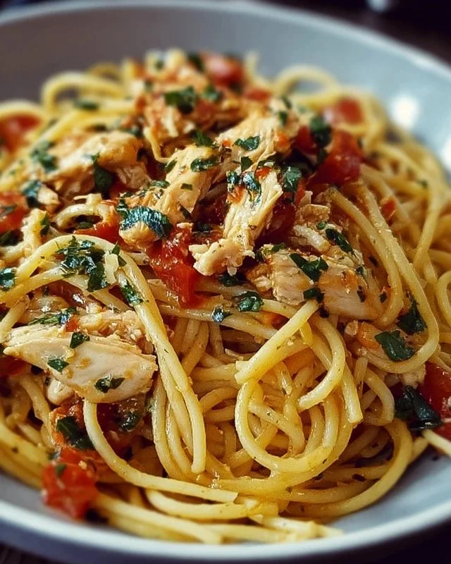 Monterey Chicken Spaghetti