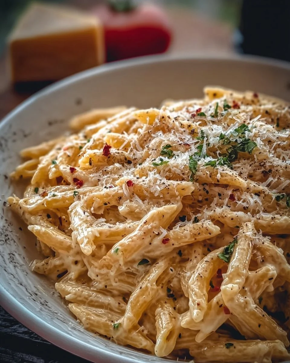 One Pot Creamy Garlic Pasta
