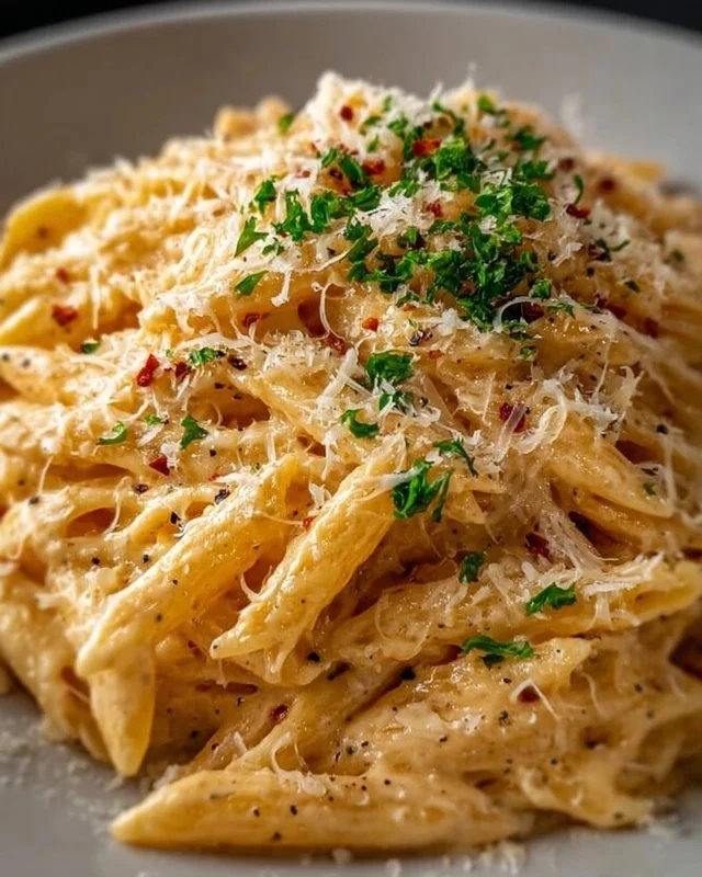 One Pot Creamy Garlic Pasta