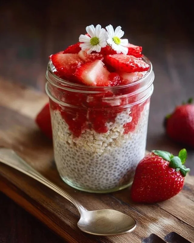 Raspberry Chia Pudding Sweetened with Maple Syrup