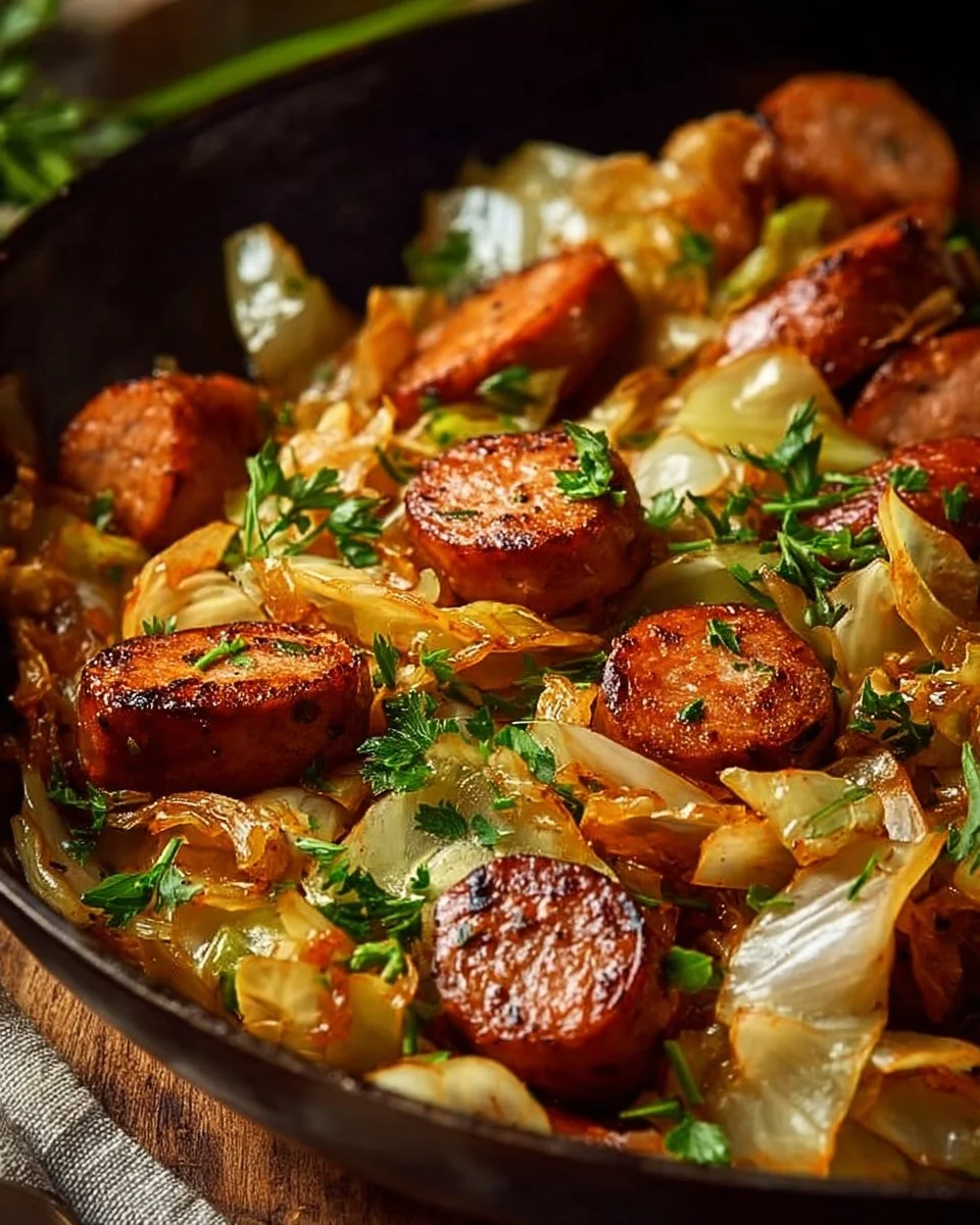 Sausage and Cabbage Stir Fry