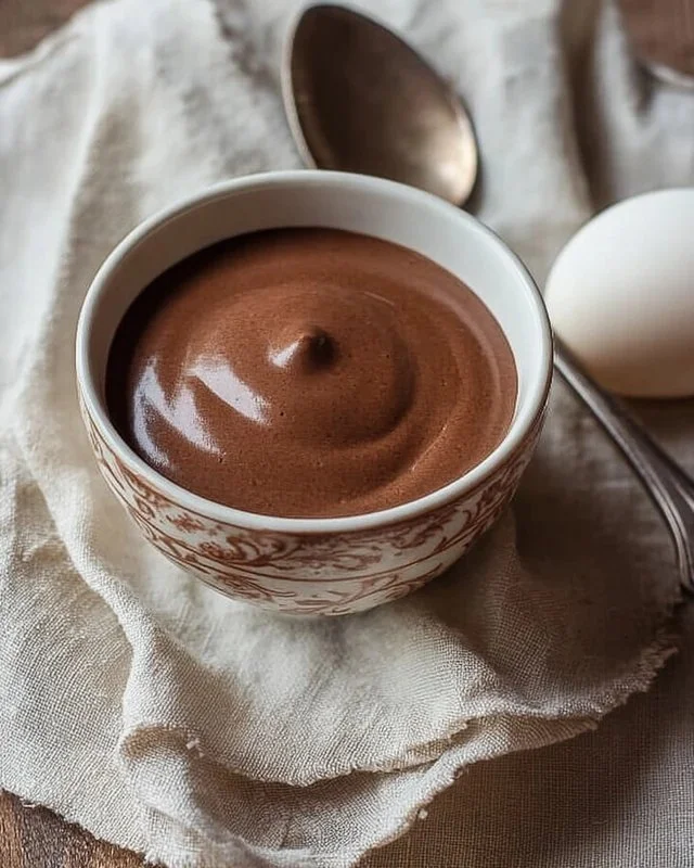 Simple Hard Boiled Egg Chocolate Pudding