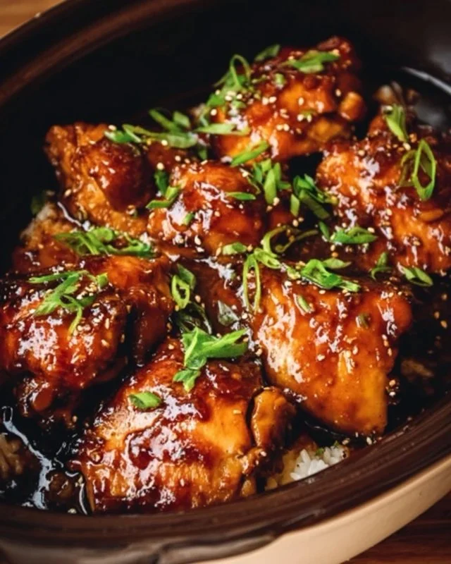 Slow Cooker Honey Garlic Chicken