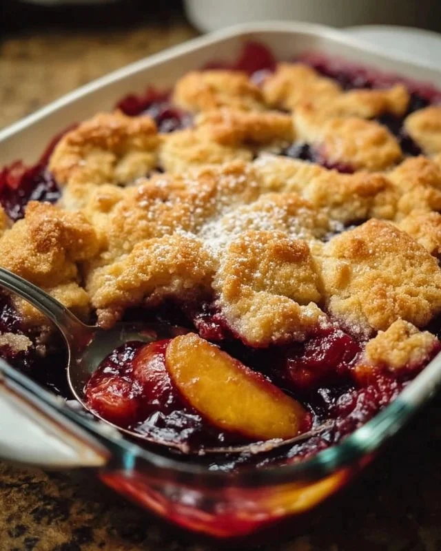 Southern Mixed Fruit Cobbler