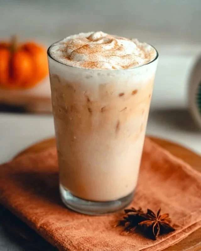 Starbucks Iced Pumpkin Cream Chai Tea Latte