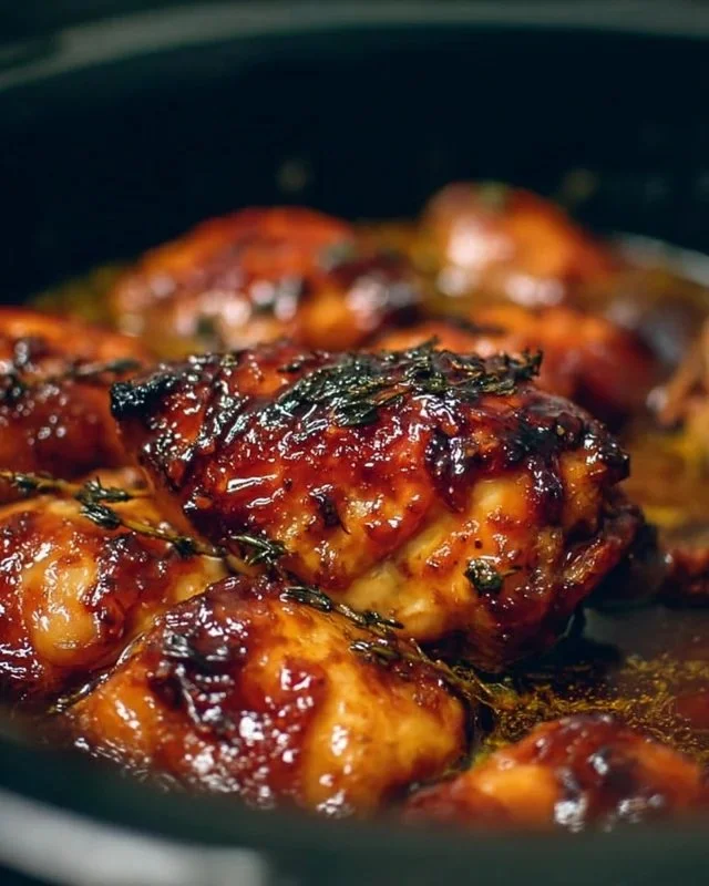Sweet Baby Ray's Crockpot Chicken served in a bowl with sauces