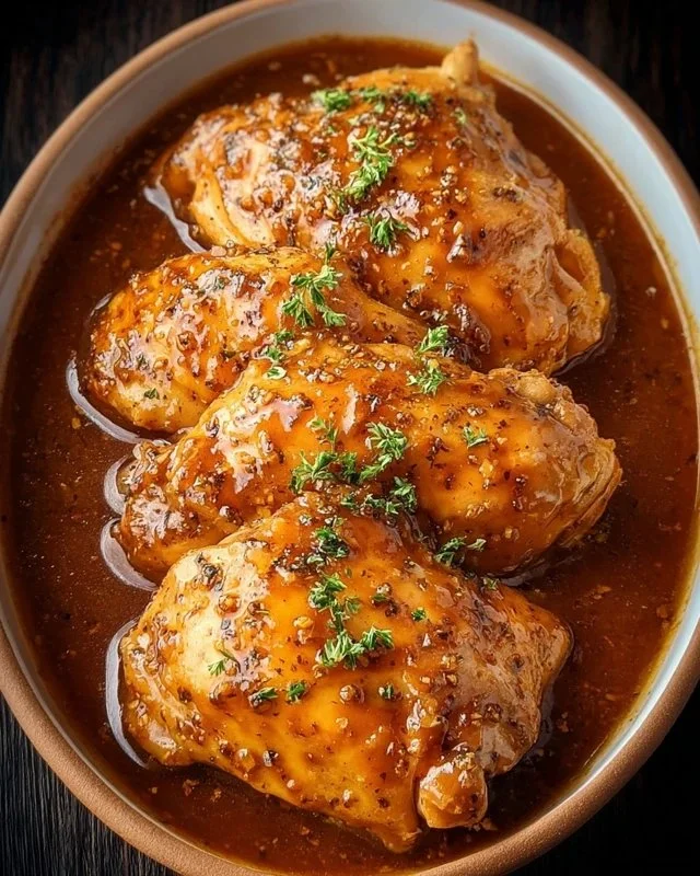 Sweet Baby Ray's Crockpot Chicken served with sides in a cozy kitchen