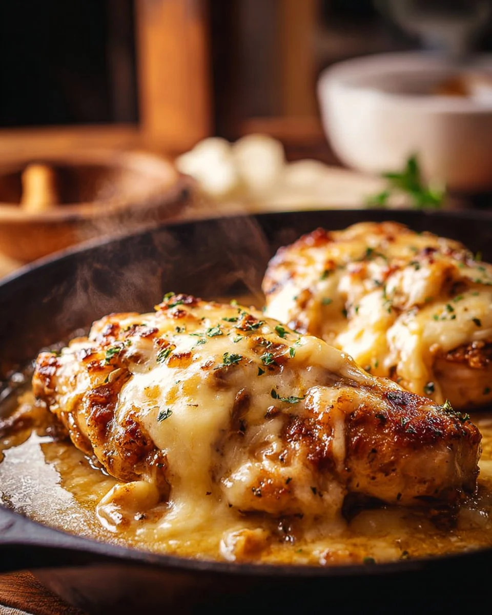 Texas Roadhouse Smothered Chicken with Jack Cheese