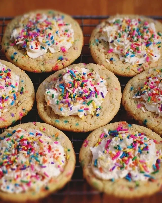 Birthday Cake Sugar Cookies