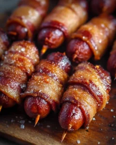 Brown Sugar Bacon Little Smokies served on a platter for a delicious appetizer