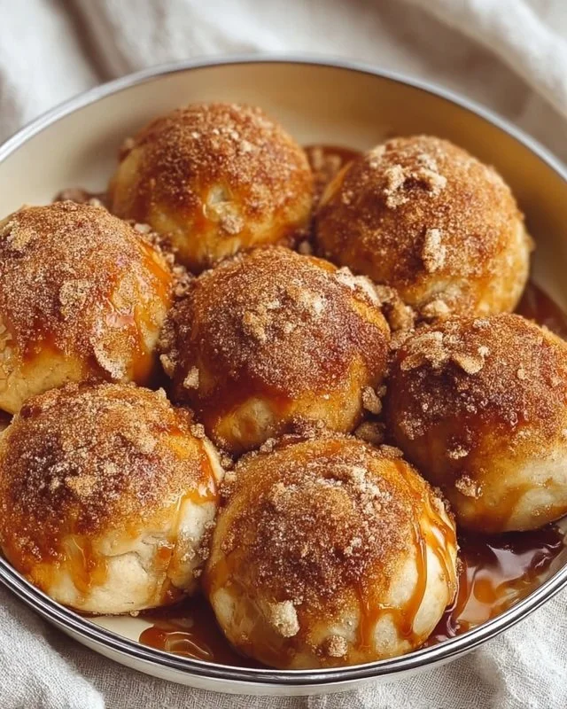 Caramel Apple Pie Bombs