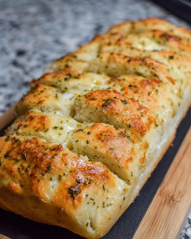 Homemade Italian Herb & Cheese Bread inspired by Subway's recipe