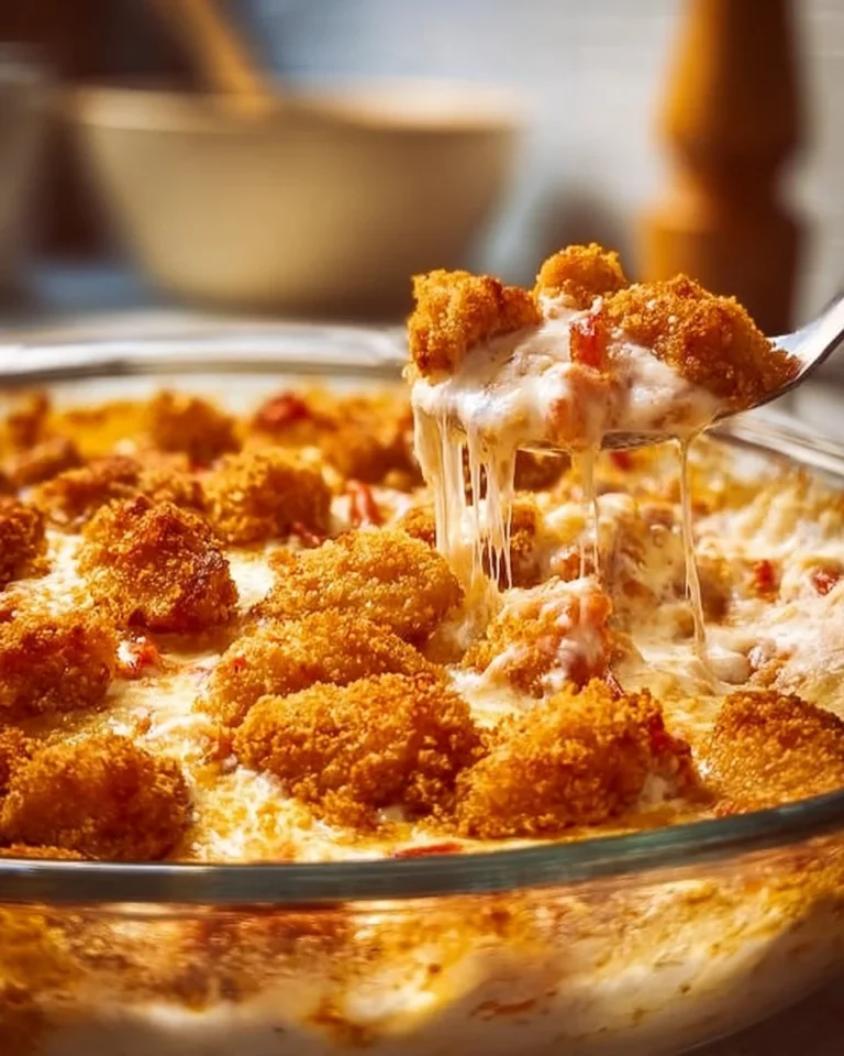 Cottage Cheese Chicken Parmesan Bowl garnished with herbs and cheese