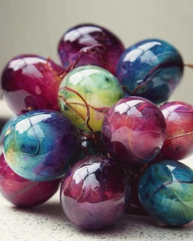 Galaxy Candy Grapes in a colorful bowl, a delightful sweet treat