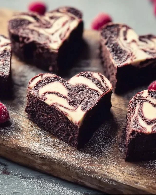 Heart Shaped Brownies