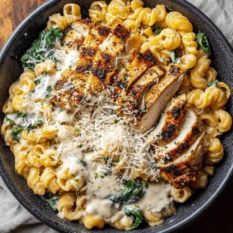 High protein garlic parmesan pasta bowls with 384 calories and 36g protein