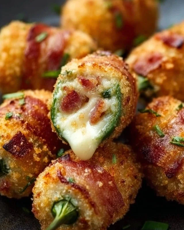 Deliciously baked jalapeño poppers filled with cream cheese and spices.