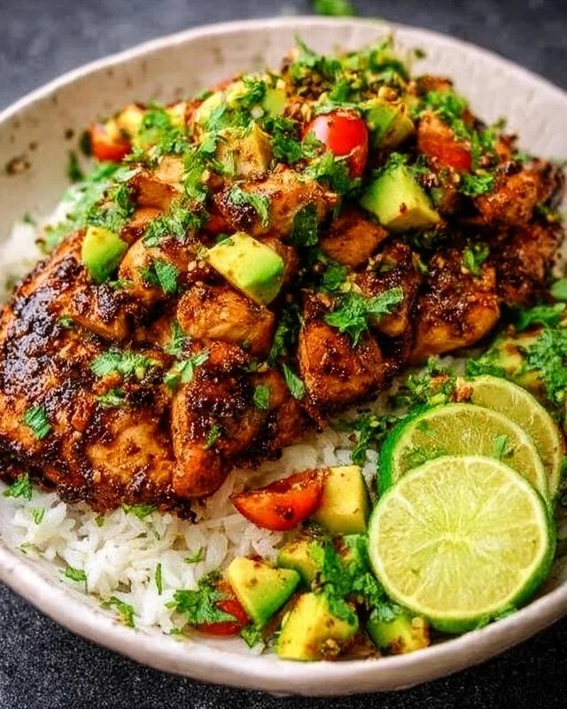 Delicious Lime Chicken dish served at a festive party gathering