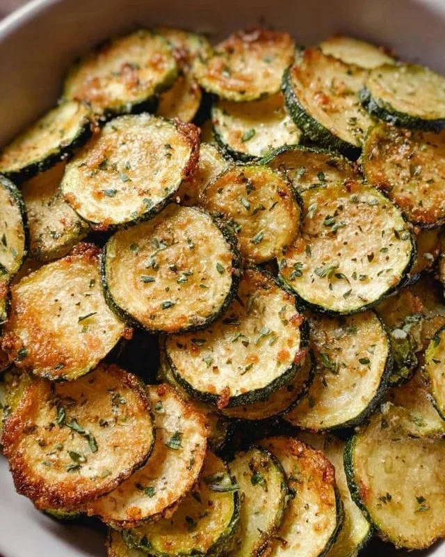 Oven-Baked Zucchini Chips