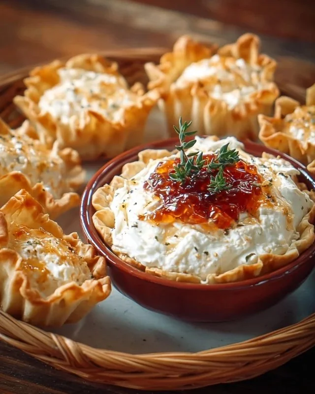 Quick Pepper Jelly Cream Cheese Appetizer Dip and Bites