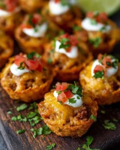 Plate of flavorful Taco Ranch Bites perfect for snacks or appetizers