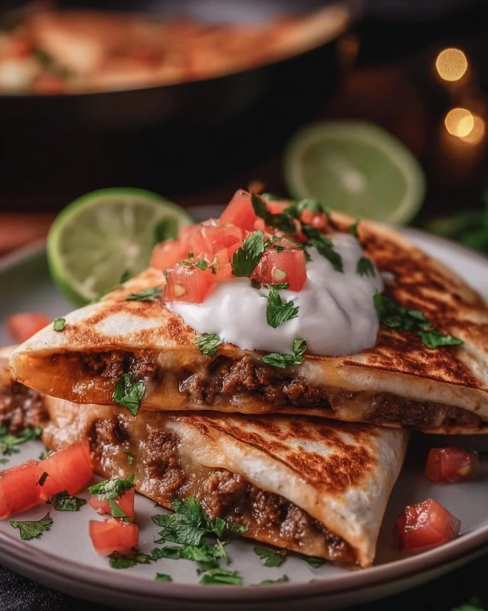 Tasty Ground Venison Quesadillas