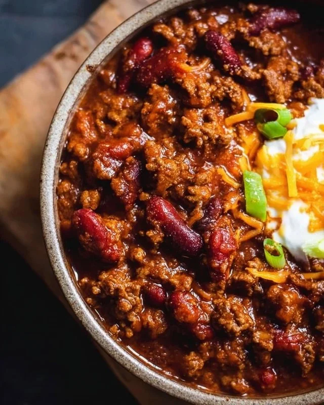 The Best Ever Chili Recipe, made with ground beef, beans and the perfect mix of chili spices. This ho… | Best chili recipe, Homemade chili recipe, Chili recipe easy