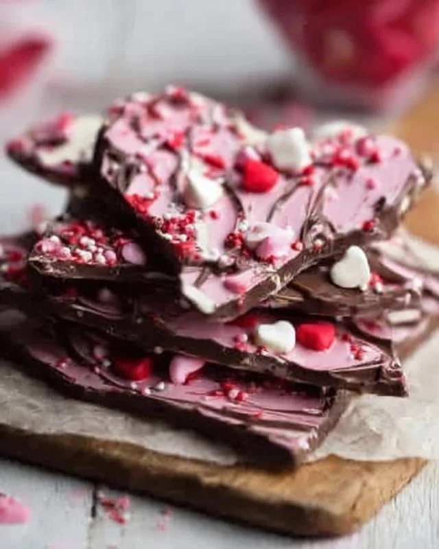 Valentine’s Chocolate Bark