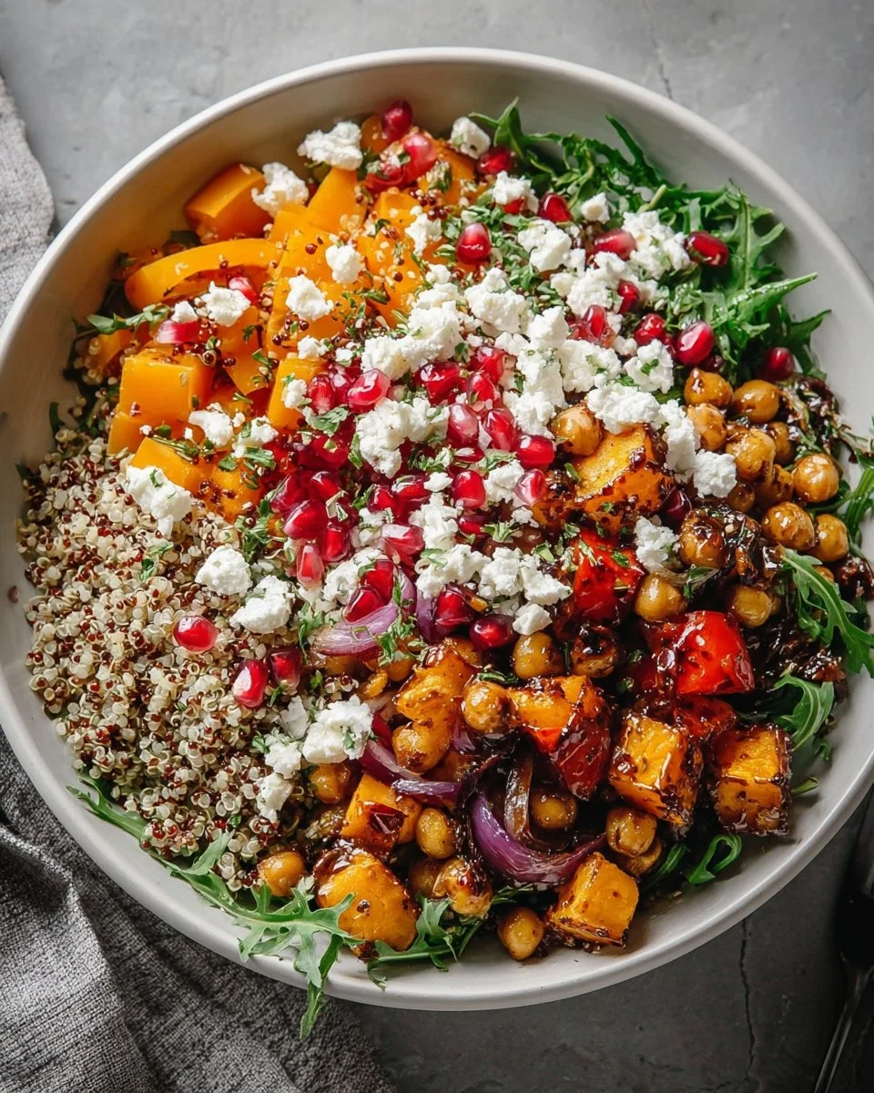 Winter Mediterranean Quinoa Bowl