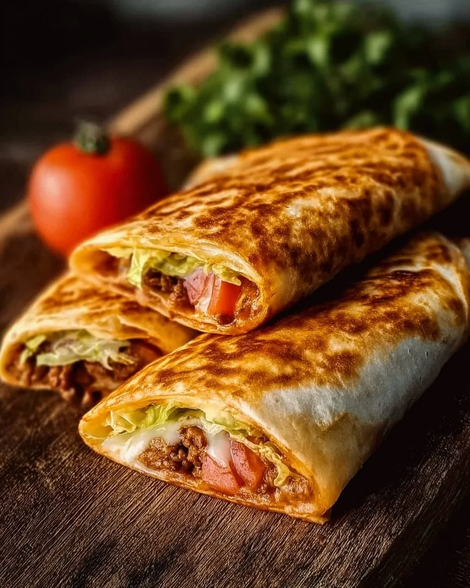 Delicious keto crunchwraps ready to be enjoyed as a healthy meal option