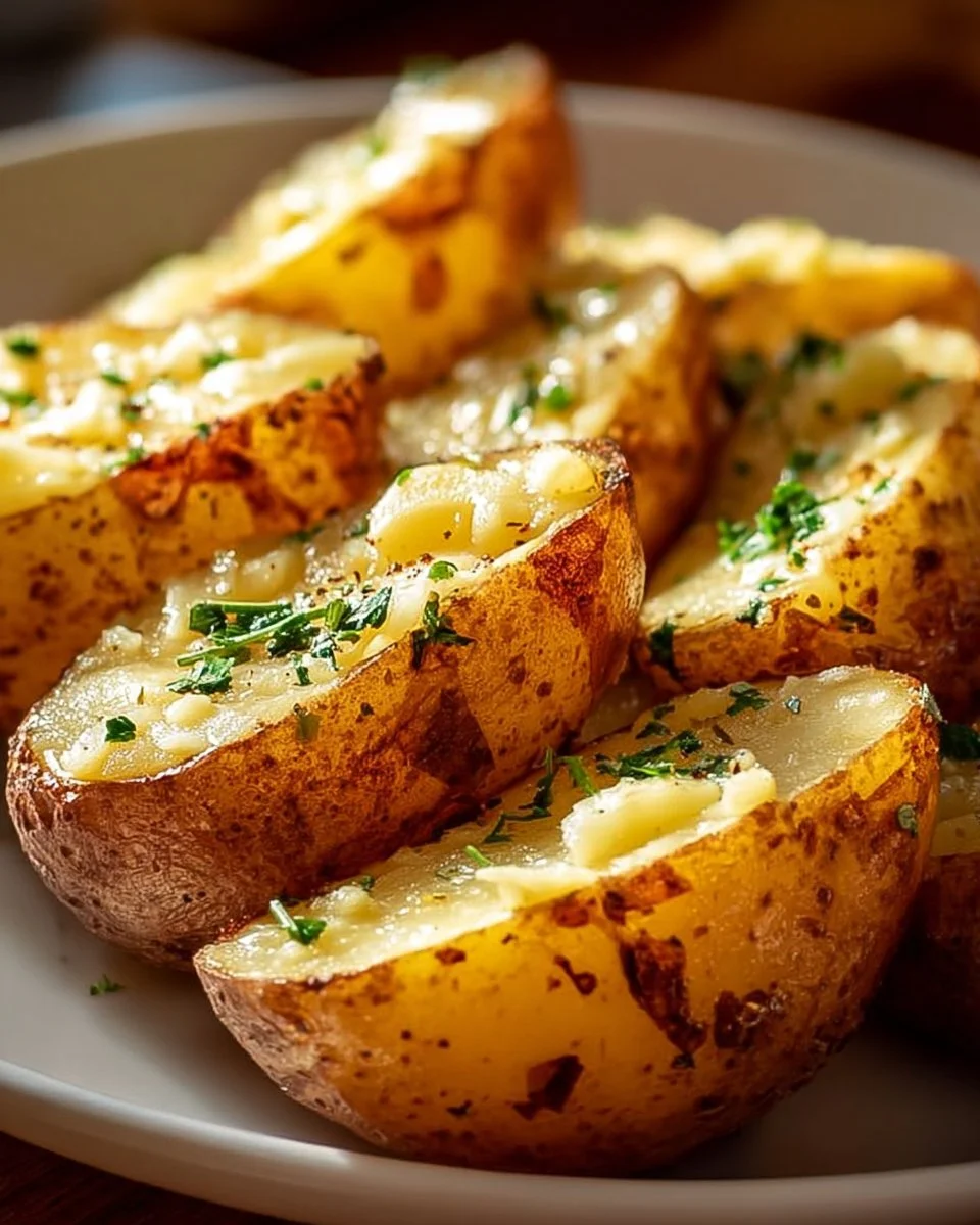 Easy air fryer baked potatoes recipe with crispy skin and fluffy interior