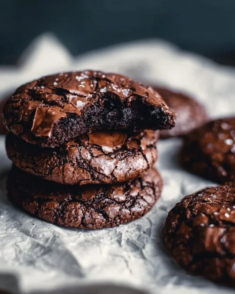 Delicious gourmet brownie cookies on a baking tray