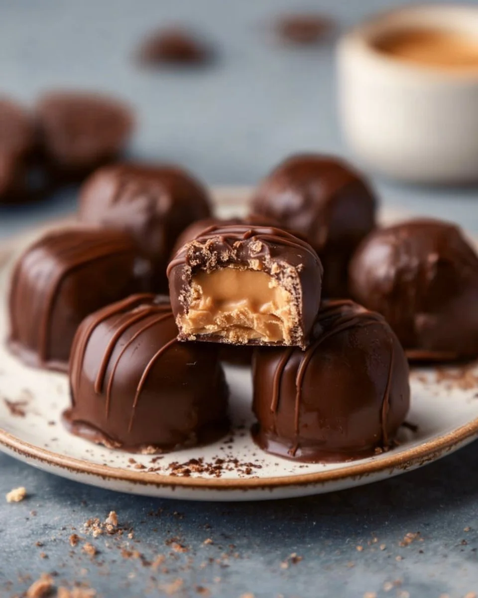 Keto Peanut Butter Chocolate Fat Bombs - a delicious, low-carb dessert treat