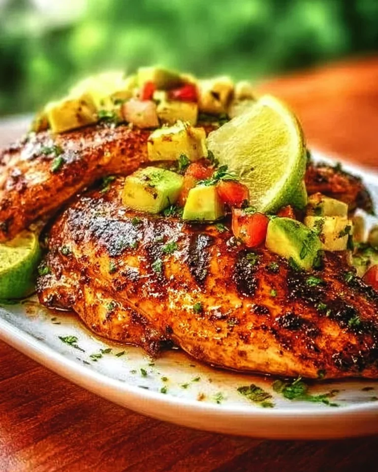 Zesty lime chicken served at a lively party