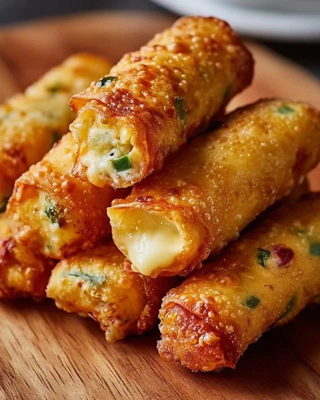 Mini Jalapeño Popper Egg Rolls