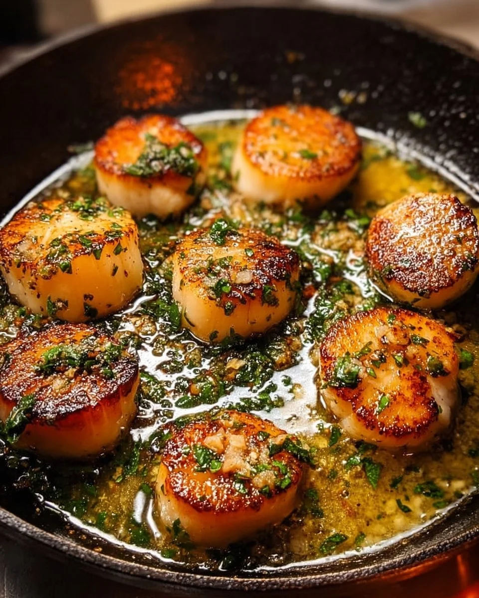 Perfectly Seared Scallops