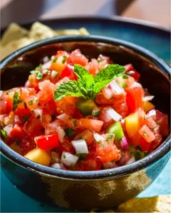 Close-up of a rooster's beak showcasing its unique shape and vibrant color.