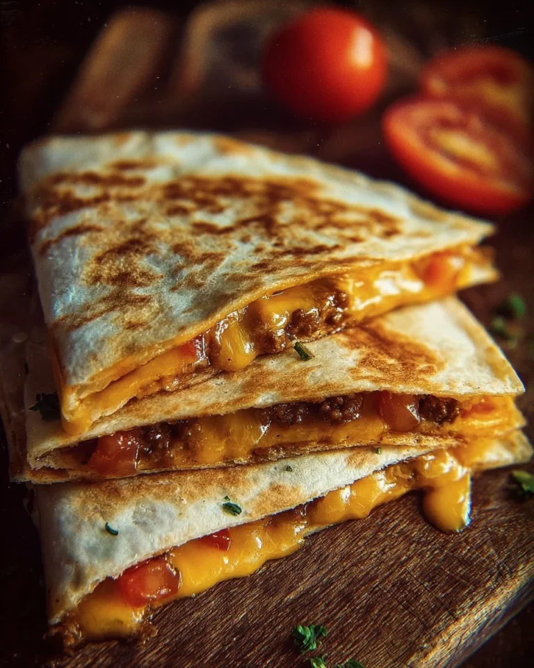Delicious Smashburger Quesadillas with flavorful fillings