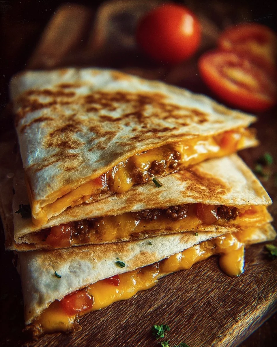 Delicious Smashburger Quesadillas with flavorful fillings
