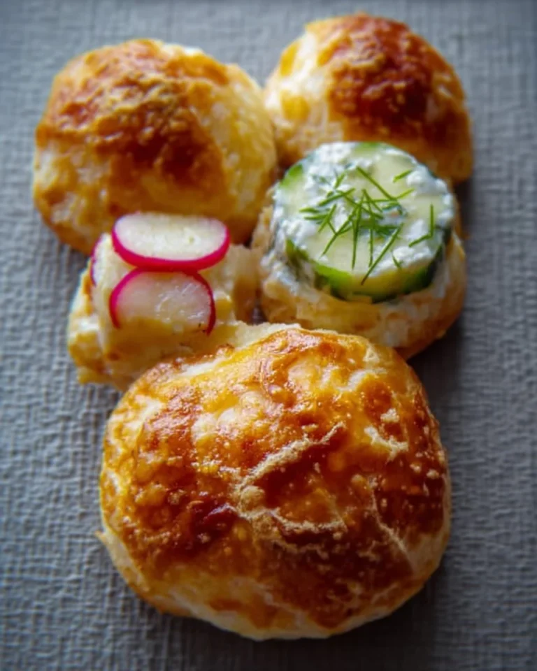 A platter of assorted yummy cold appetizers for parties and gatherings.