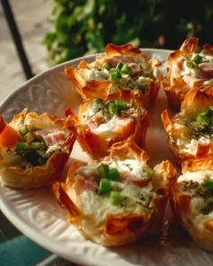 A colorful platter of yummy cold appetizers ready for serving at a gathering